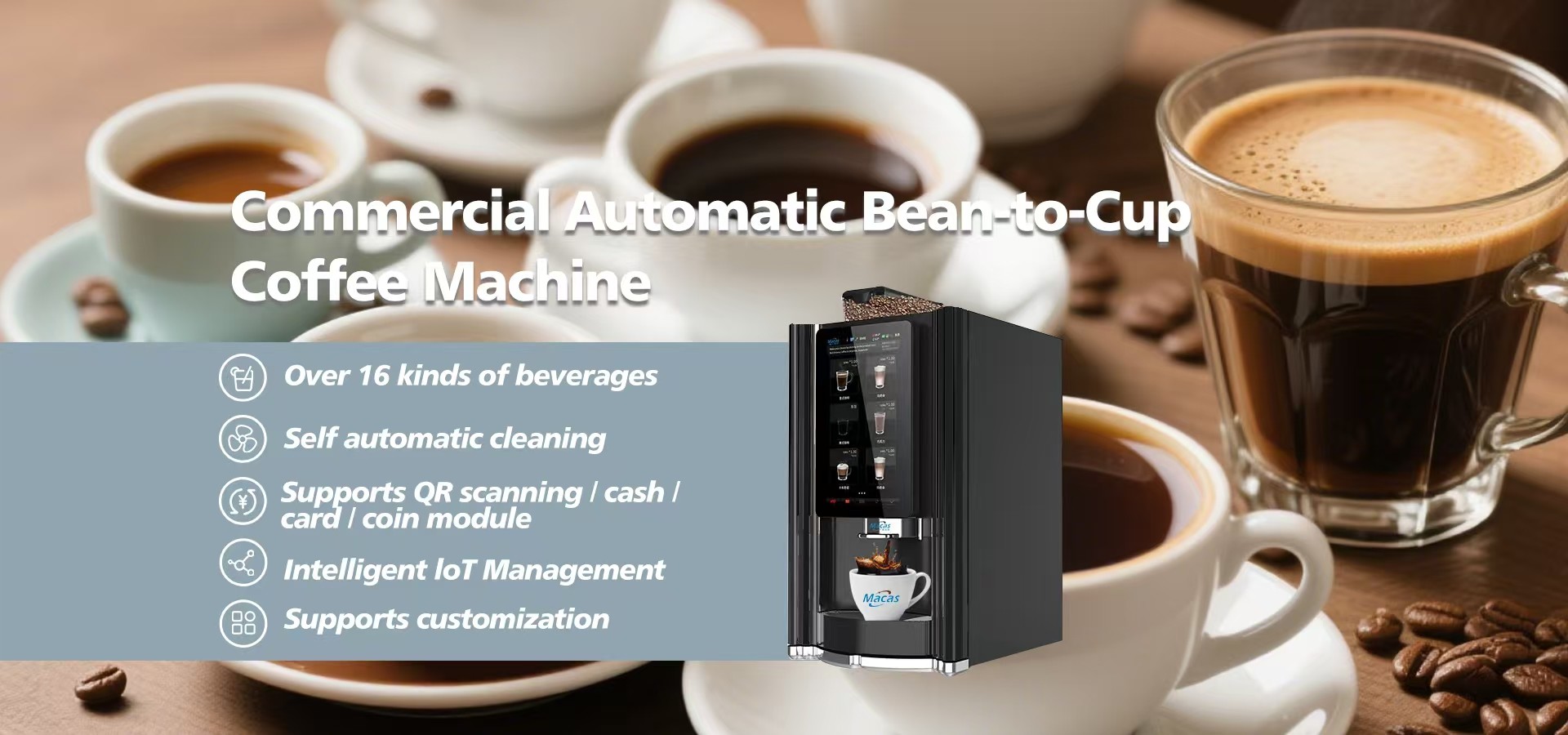 جودة آلة بيع القهوة التجارية مصنع