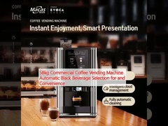 آلة بيع القهوة ذات الوزن 58 كيلوغرام أوتوماتيكي أسود اختيار المشروبات من أجل وسهولة