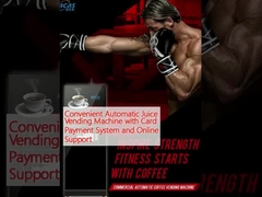 آلة بيع عصير آلية مريحة مع نظام دفع بطاقات ودعم عبر الإنترنت