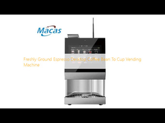 إكسبرسو طازج مطبقي قهوة حبوب إلى كوب آلة بيع