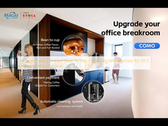 آلة بيع القهوة الذكية والمدمجة من الفاصوليا إلى الكوب لتنفيذ OCS بواسطة Evoacas