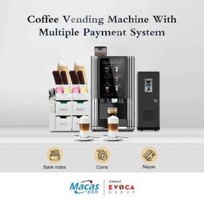 شراء شركة إيفوكاس لتسويق آلة القهوة لاستخدامها في كشك الفنادق التصنيع عبر الإنترنت