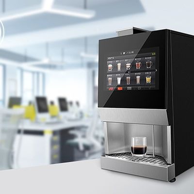 سعر جيد الصلب المقاوم للصدأ 304 طاولة أعلى آلة بيع القهوة التجارية استخدام الفندق الانترنت