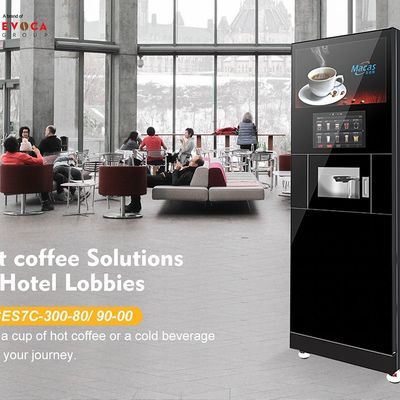 سعر جيد آلات بيع القهوة ذات الخدمة الذاتية معتمدة من قبل CE للمتجر الانترنت