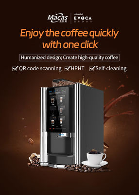 سعر جيد آلة بيع القهوة التجارية مع دعم IOT و 1 MACAS M-TT-ES-4C 220V 2000W 420 * 450 * 700mm الانترنت