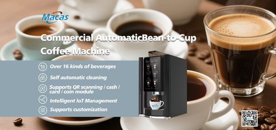 سعر جيد آلة بيع القهوة من الفاصوليا إلى الكوب 2000w طاحونة مدمجة الانترنت